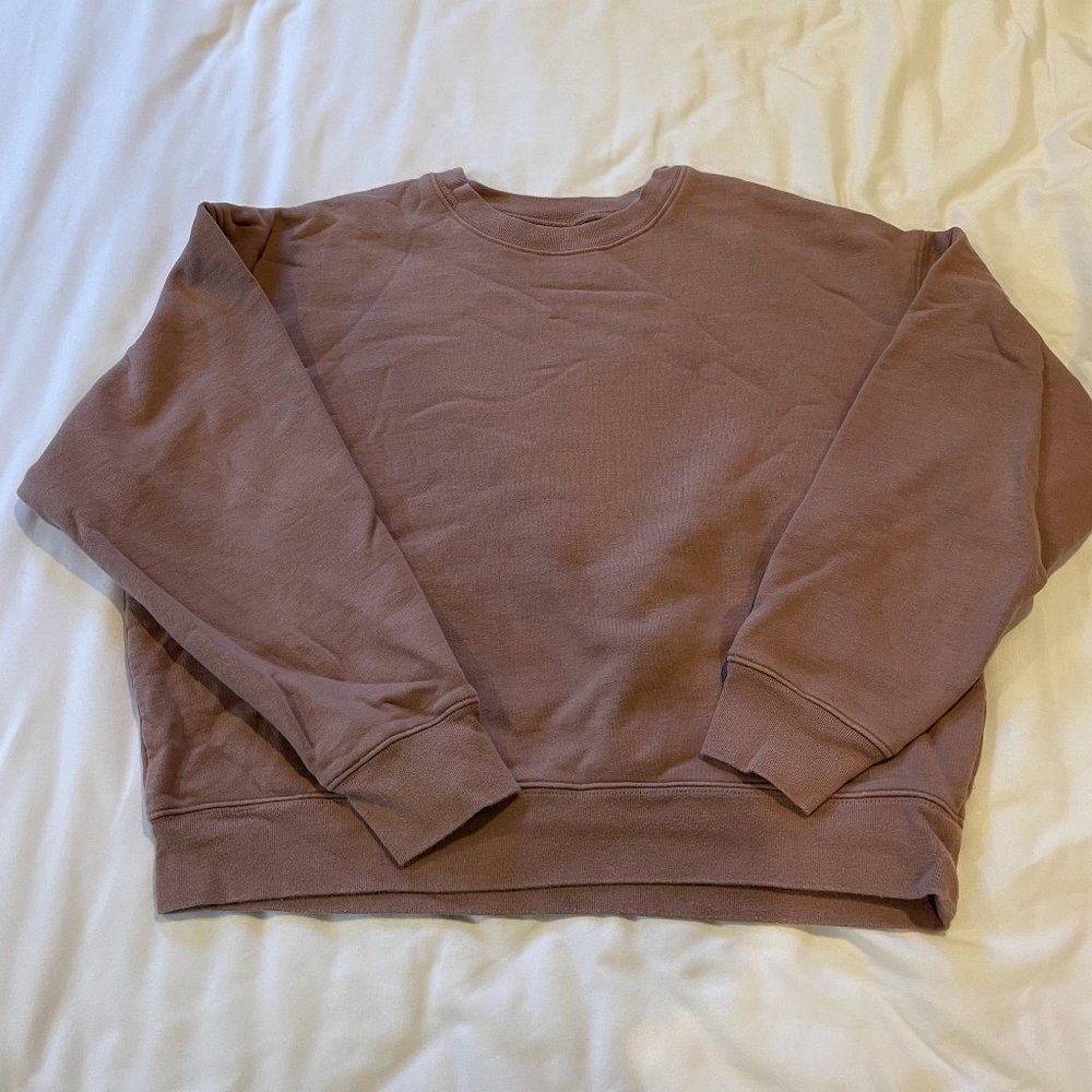 Girlfriend Collective 50/50 Cropped Sweatshirt